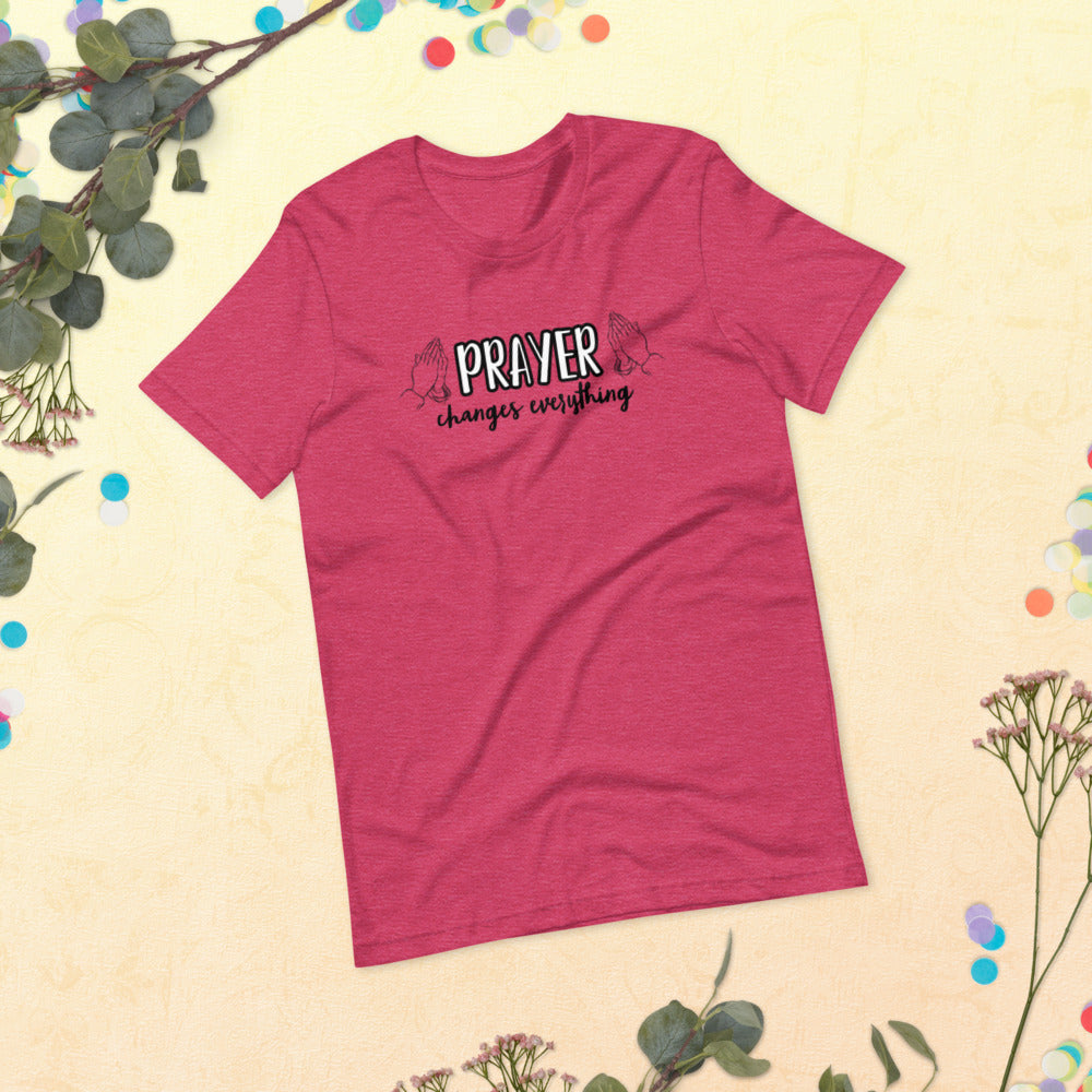 Prayer Changes Everything Short-Sleeve Women's T-Shirt