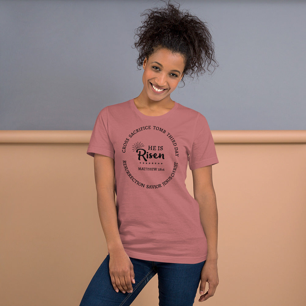 Matthew 28:6 Short-Sleeve Women's T-Shirt