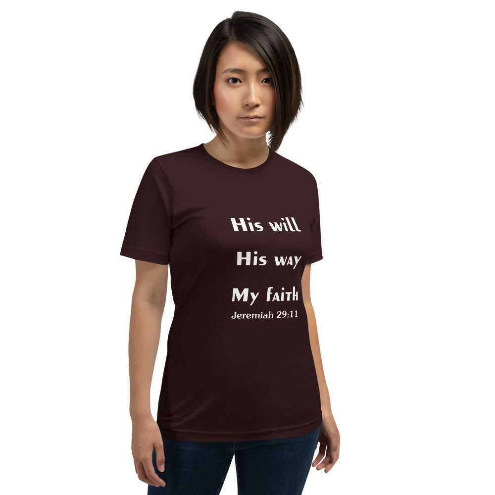 His Will Short-Sleeve Unisex T-Shirt