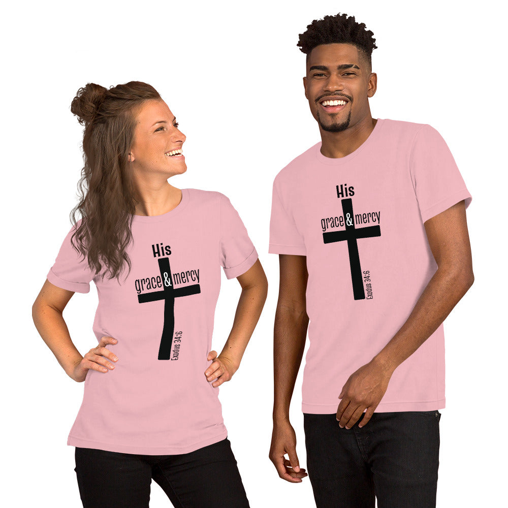 His Grace & Mercy Short-Sleeve Unisex T-Shirt