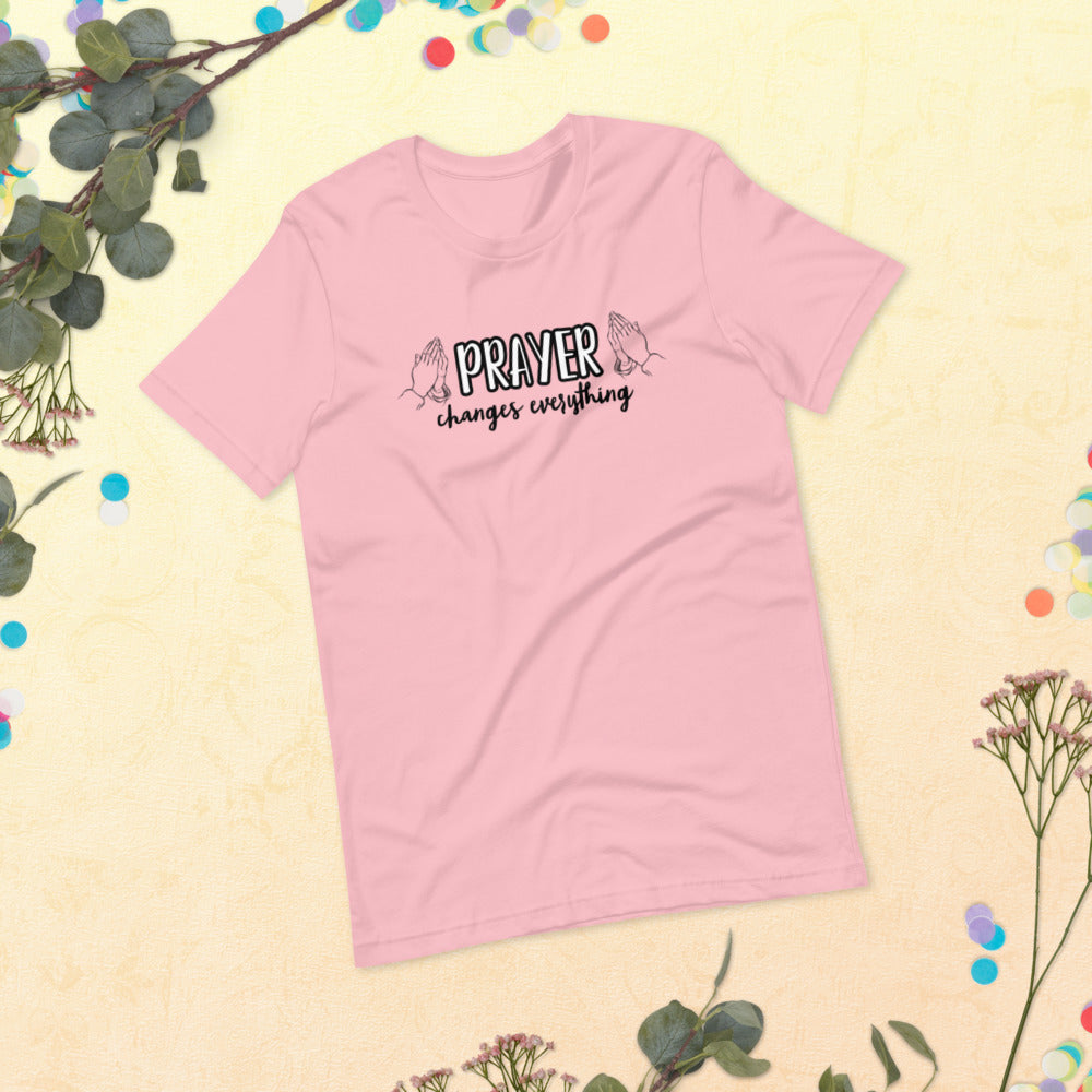 Prayer Changes Everything Short-Sleeve Women's T-Shirt