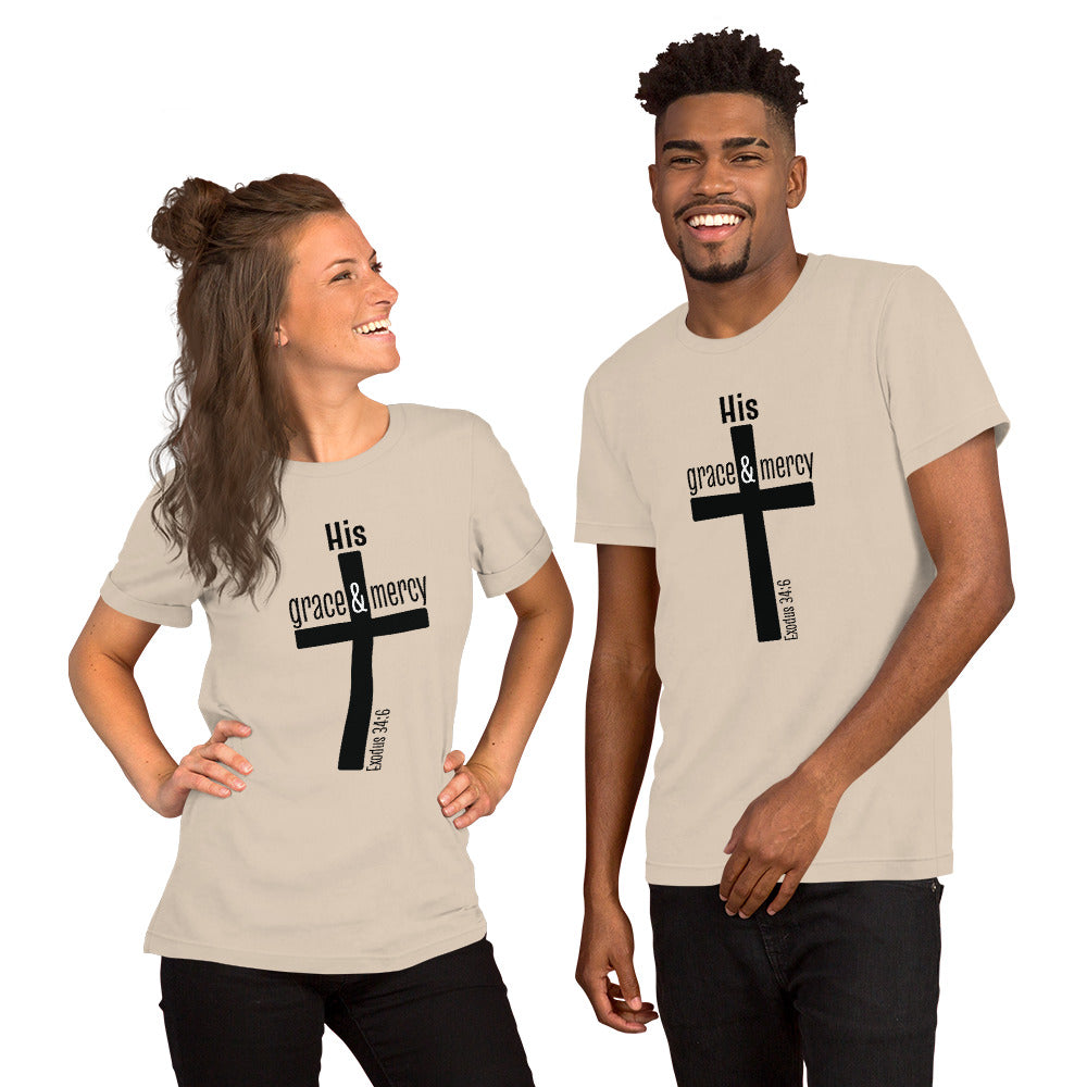 His Grace & Mercy Short-Sleeve Unisex T-Shirt
