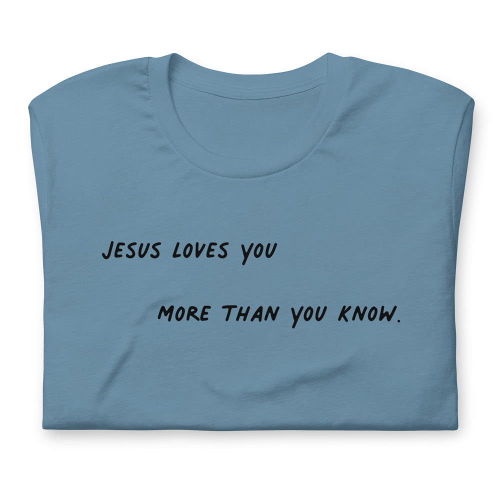Jesus Loves You Short-Sleeve Unisex T-Shirt