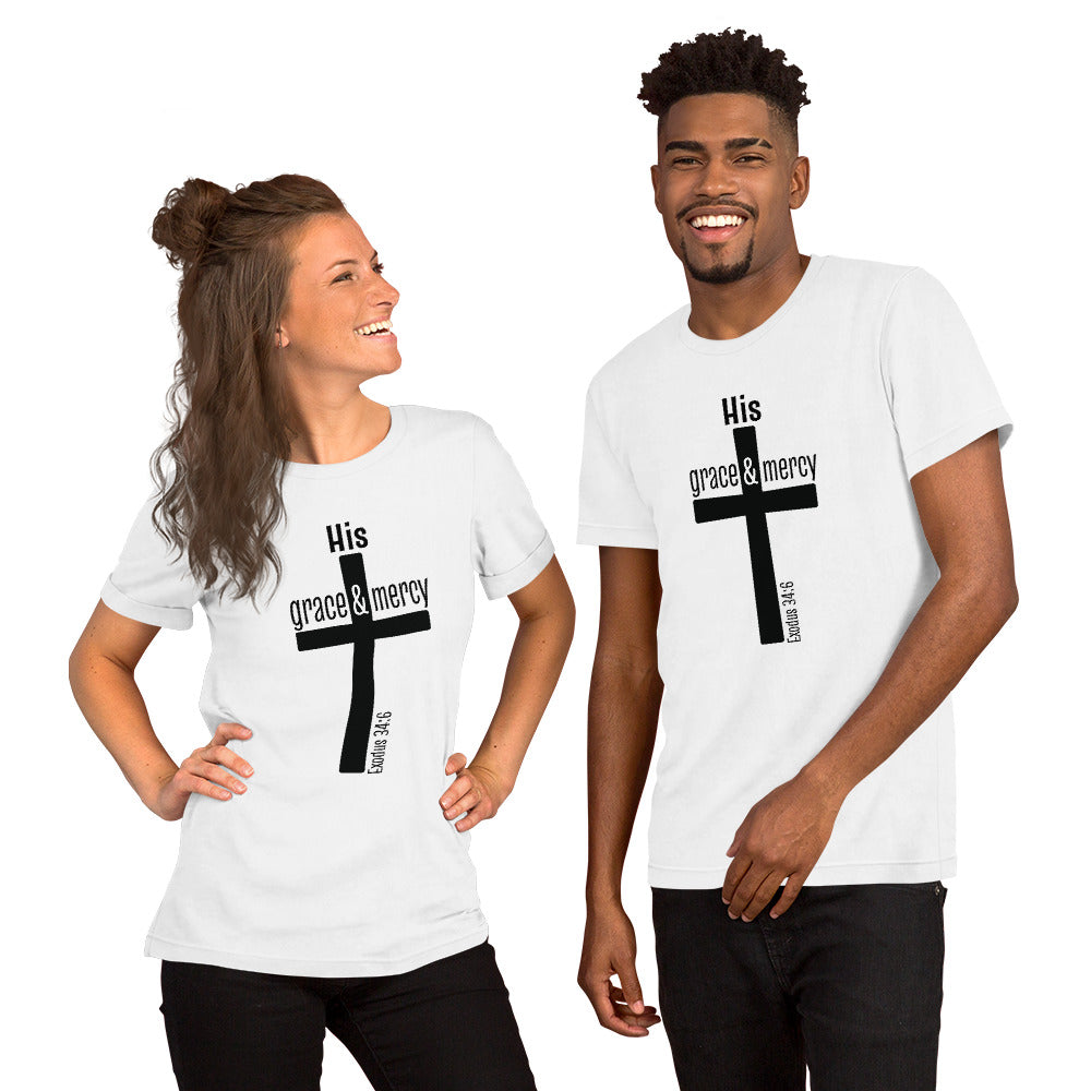 His Grace & Mercy Short-Sleeve Unisex T-Shirt