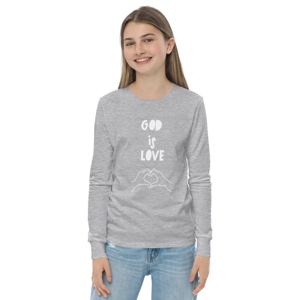 Youth Unisex Long Sleeve God Is Love T-Shirt