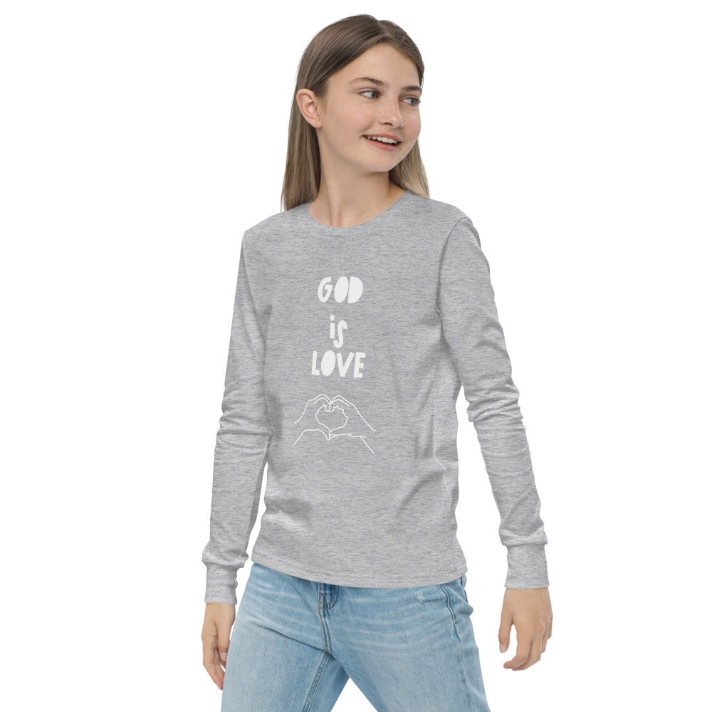 Youth Unisex Long Sleeve God Is Love T-Shirt
