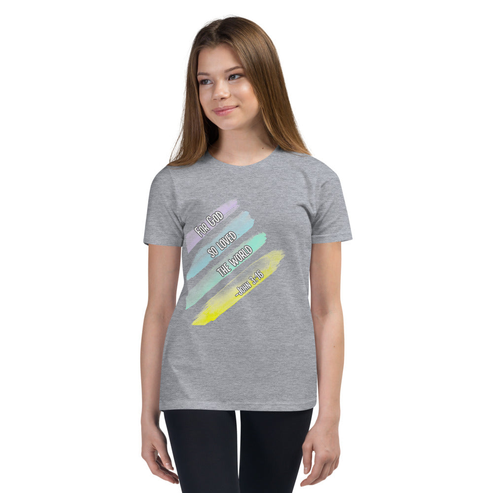 John 3:16 Youth Short Sleeve T-Shirt
