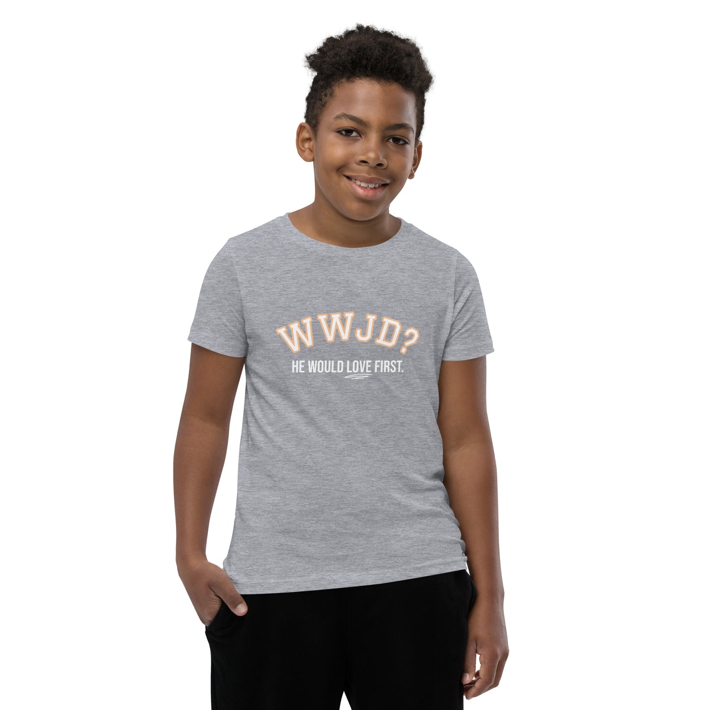 WWJD Youth Short Sleeve T-Shirt