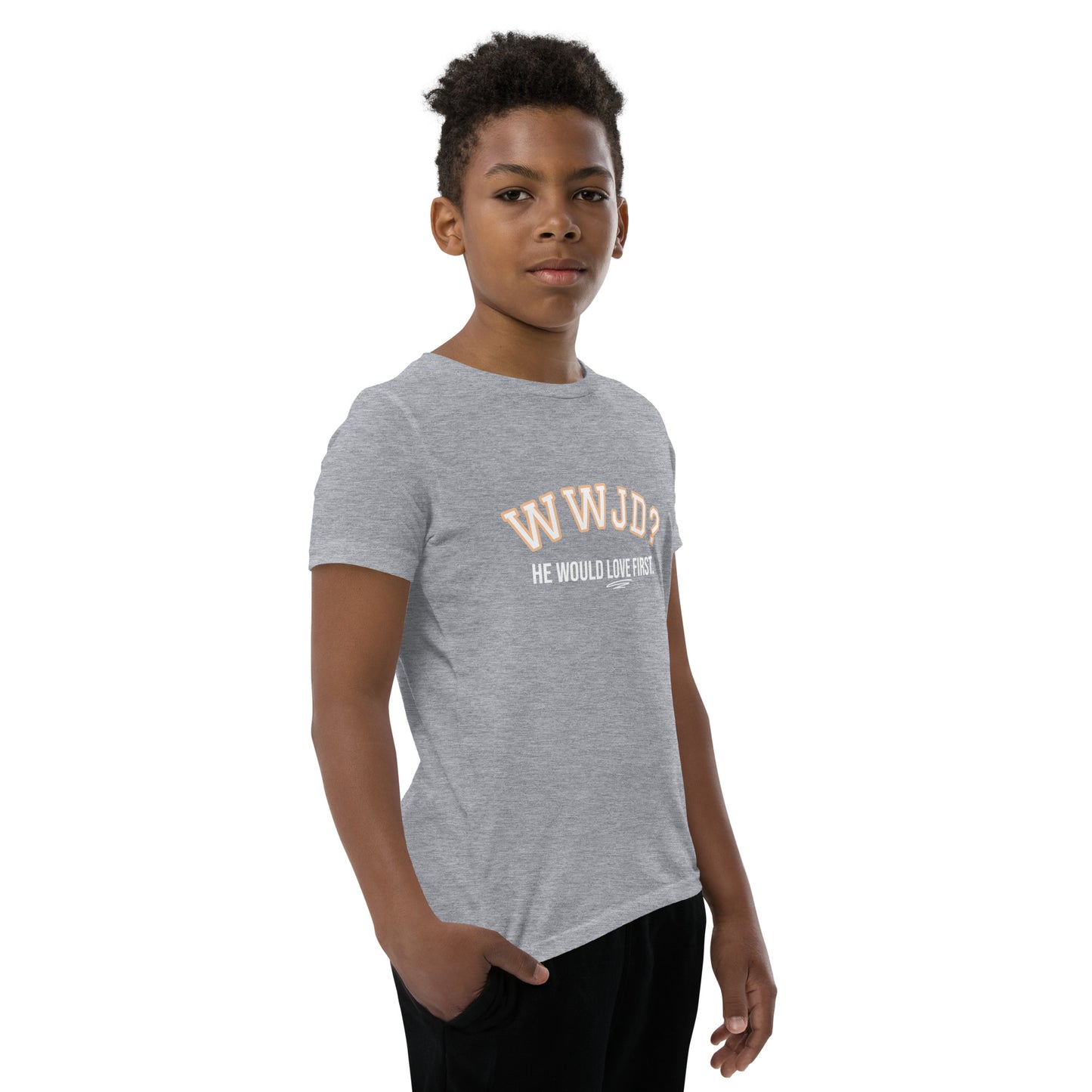 WWJD Youth Short Sleeve T-Shirt