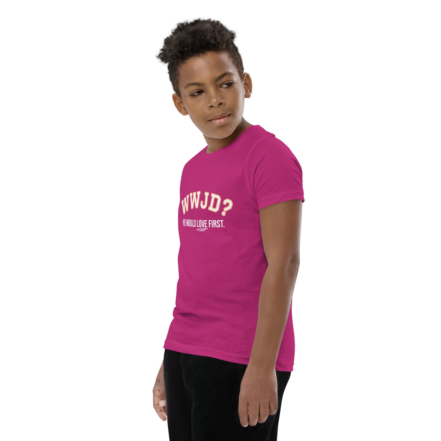 WWJD Youth Short Sleeve T-Shirt
