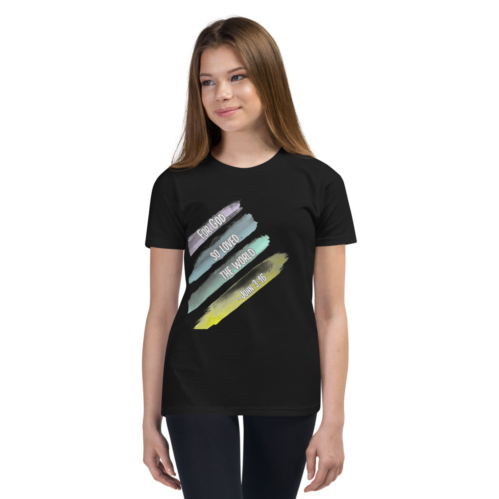 John 3:16 Youth Short Sleeve T-Shirt