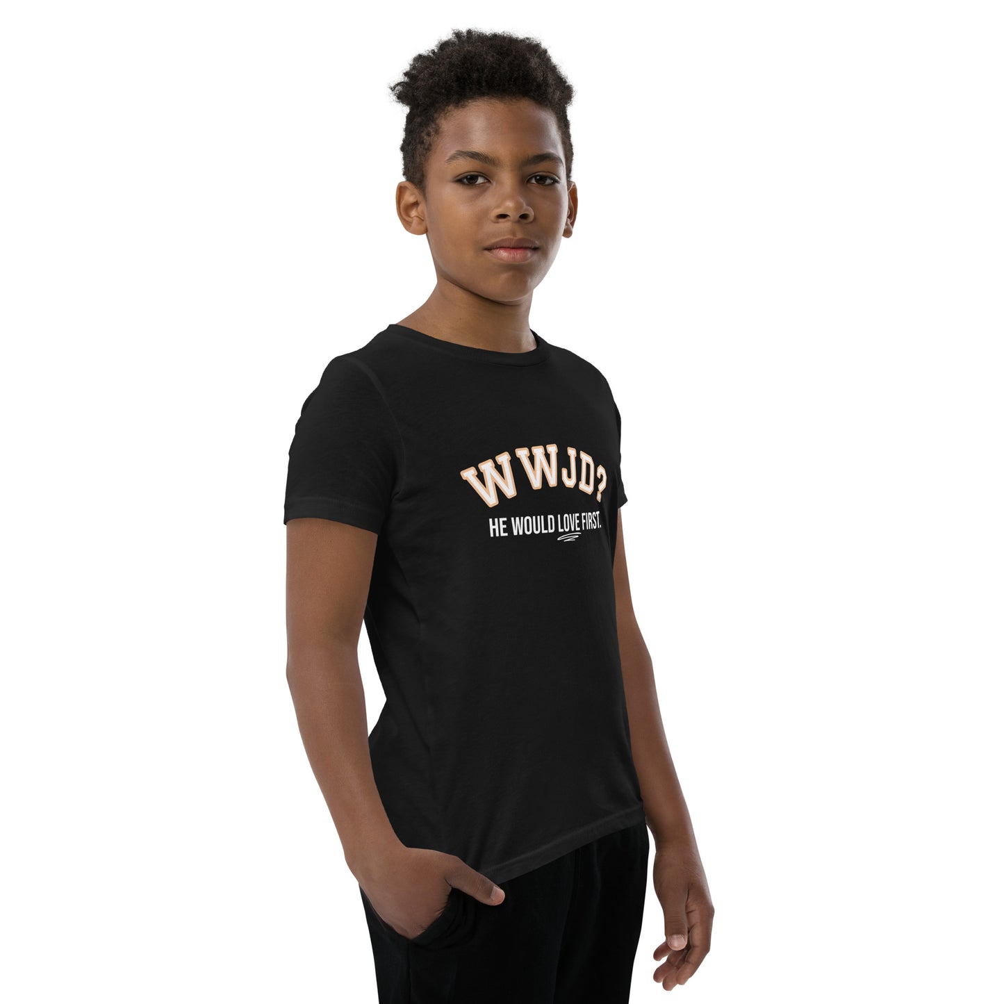 WWJD Youth Short Sleeve T-Shirt
