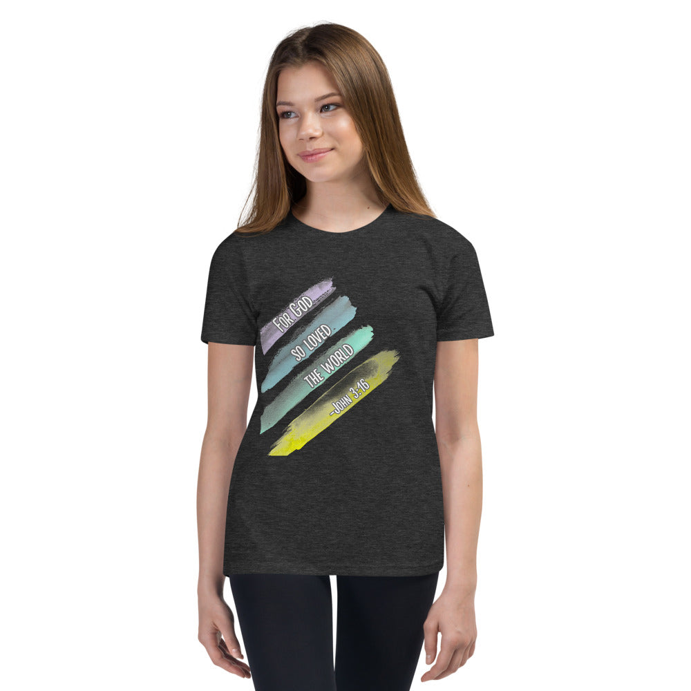 John 3:16 Youth Short Sleeve T-Shirt