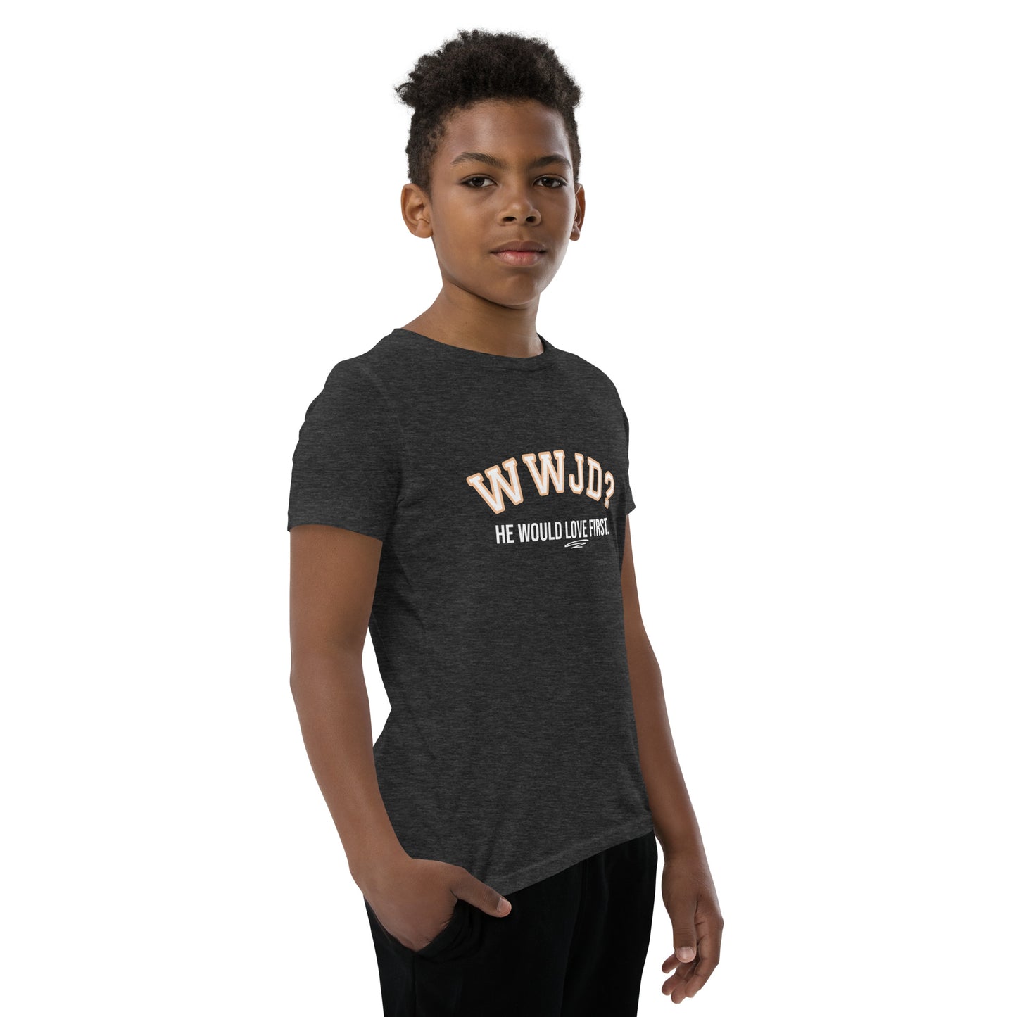 WWJD Youth Short Sleeve T-Shirt