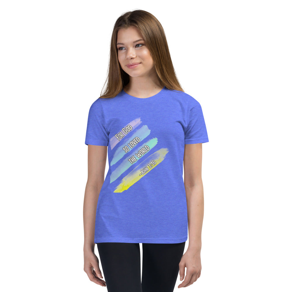 John 3:16 Youth Short Sleeve T-Shirt