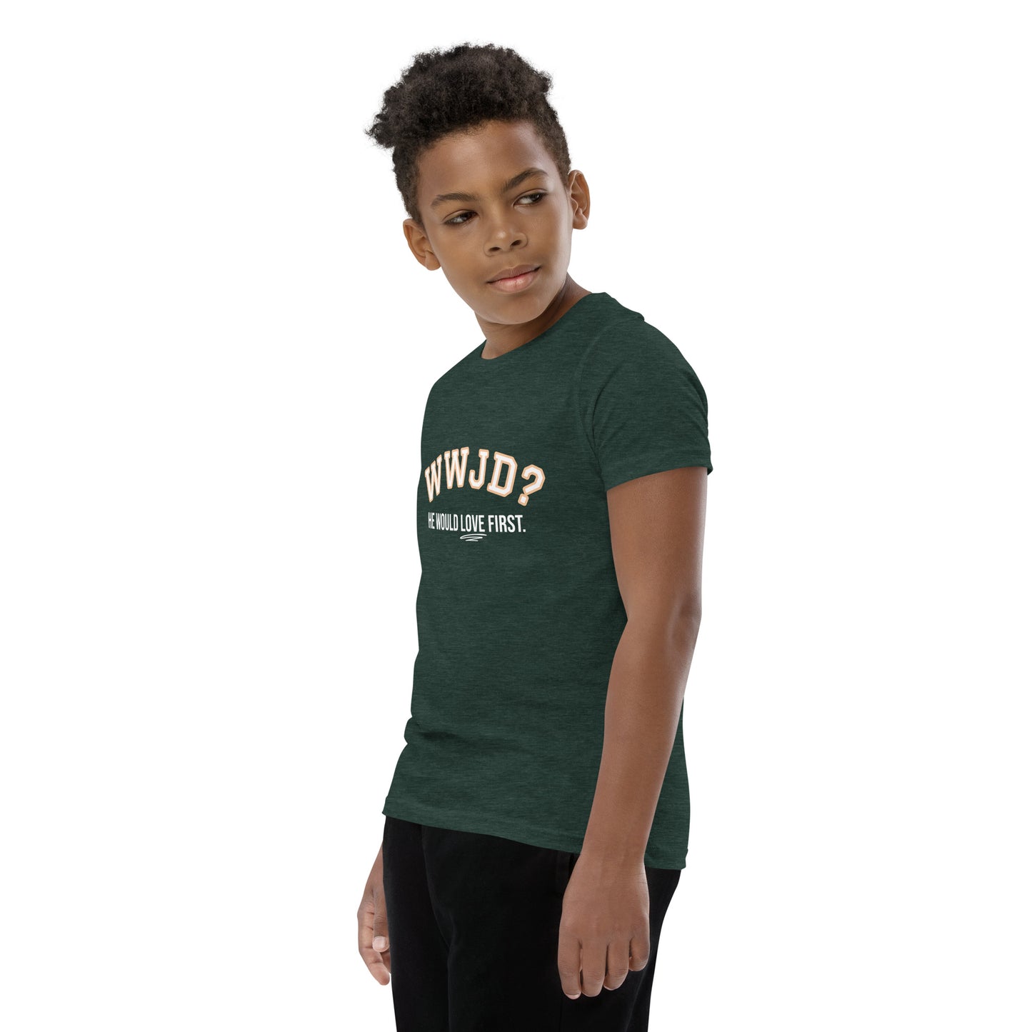 WWJD Youth Short Sleeve T-Shirt