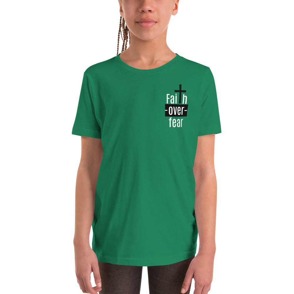 Faith Over Fear Youth Short Sleeve T-Shirt