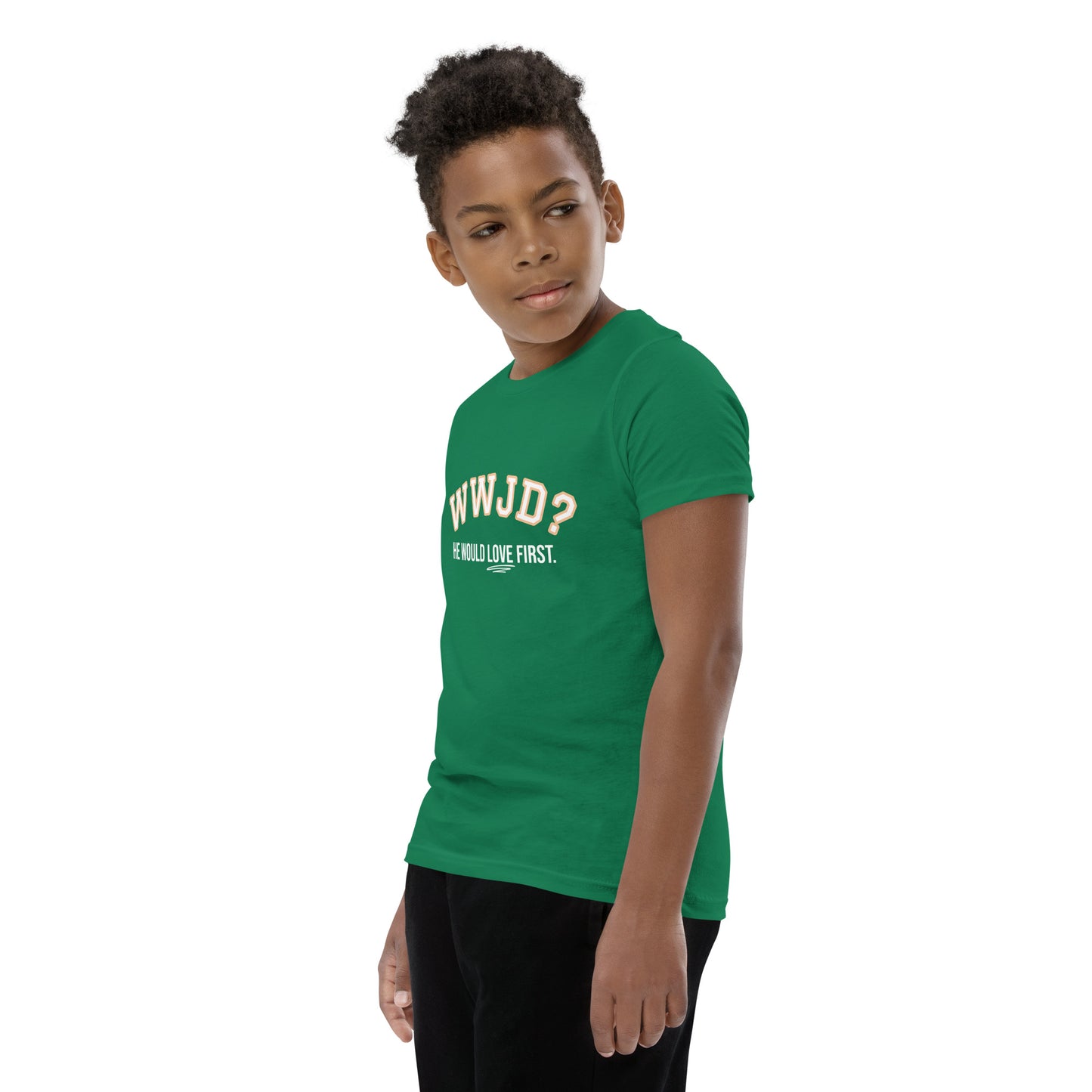 WWJD Youth Short Sleeve T-Shirt
