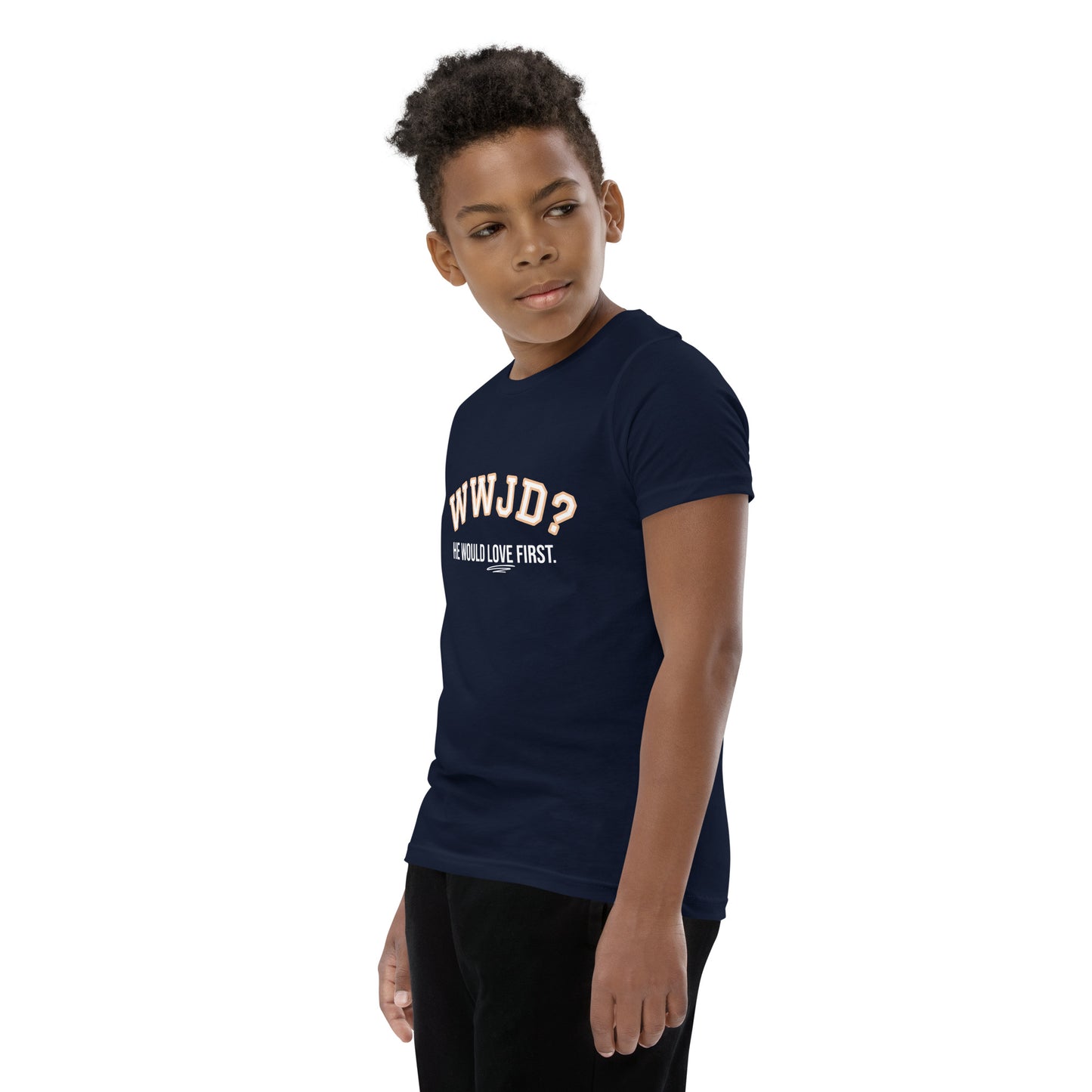 WWJD Youth Short Sleeve T-Shirt