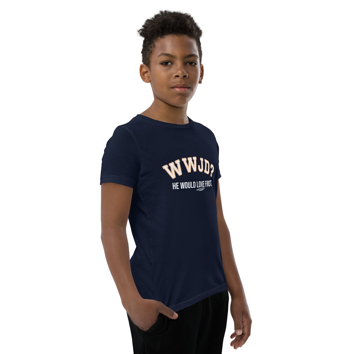WWJD Youth Short Sleeve T-Shirt