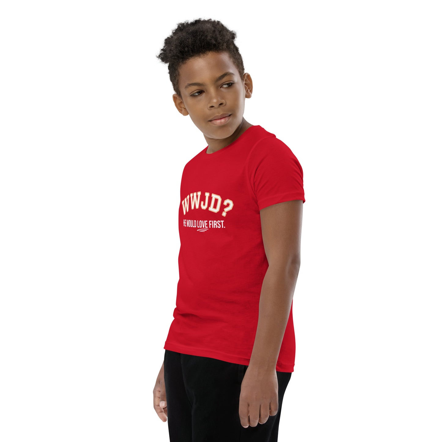 WWJD Youth Short Sleeve T-Shirt