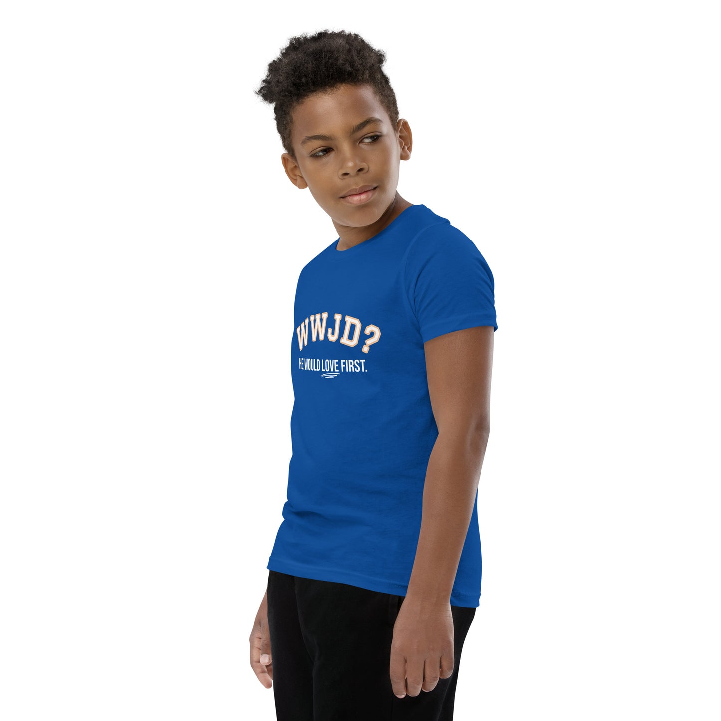 WWJD Youth Short Sleeve T-Shirt