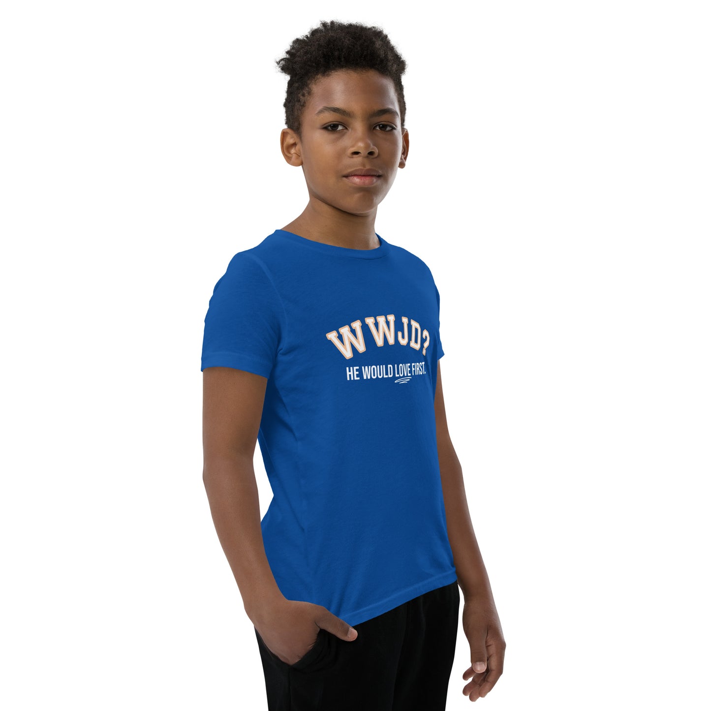 WWJD Youth Short Sleeve T-Shirt