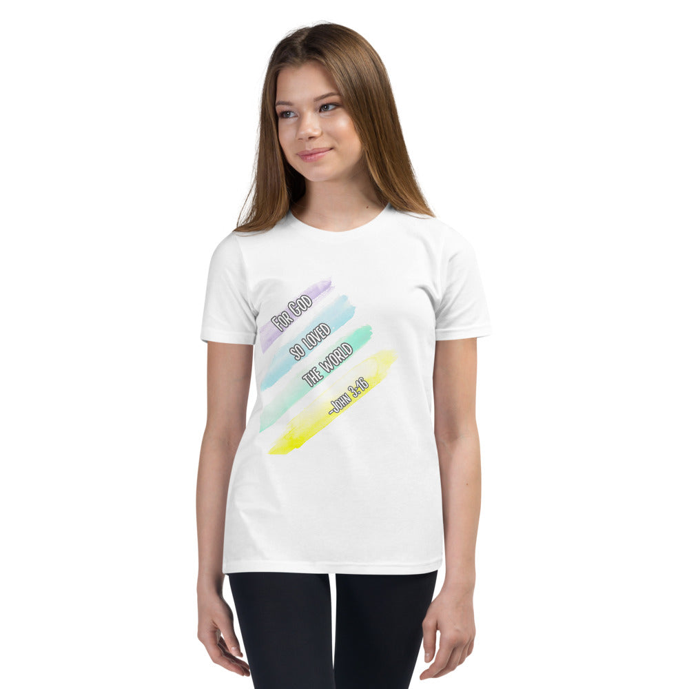 John 3:16 Youth Short Sleeve T-Shirt