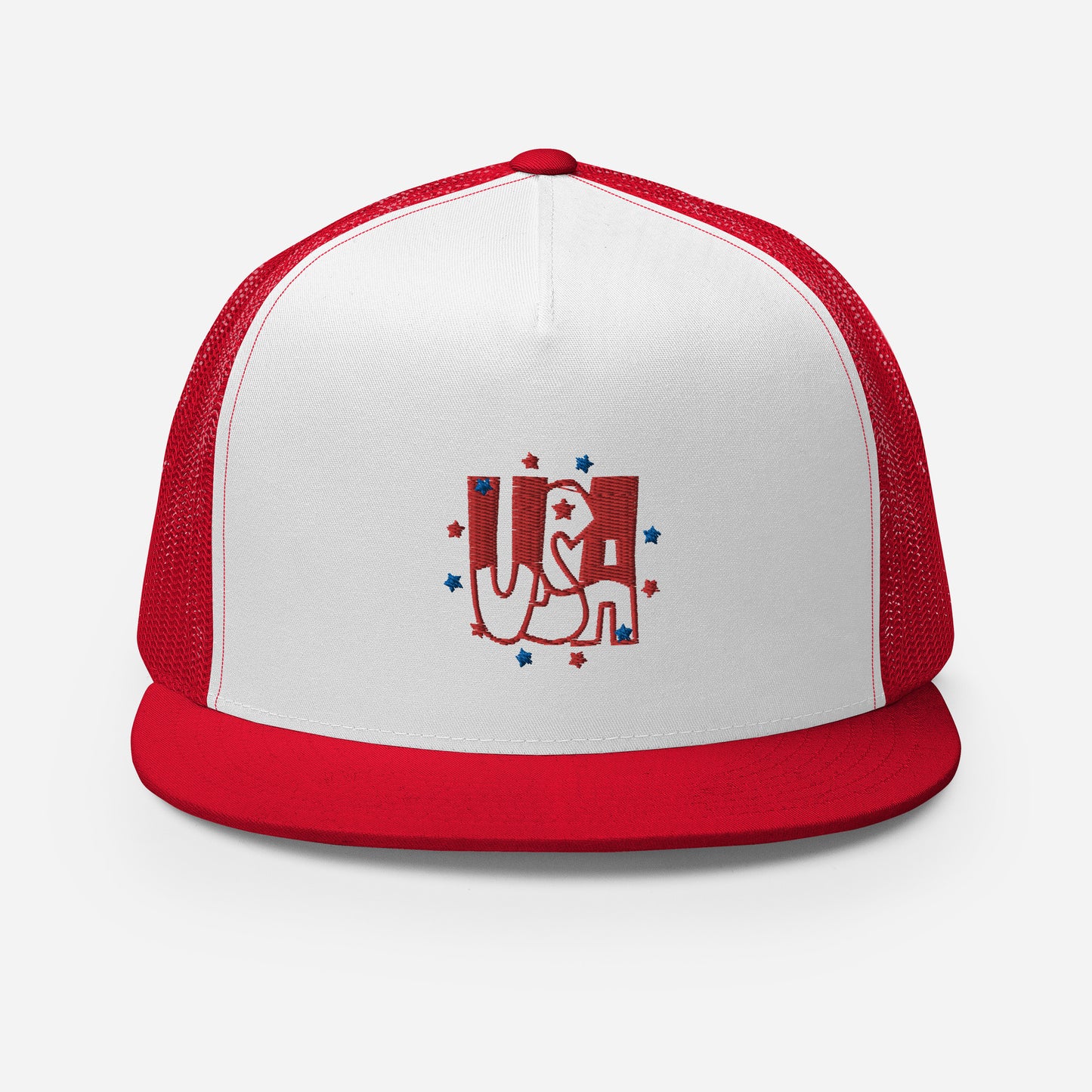 USA Embroidered Trucker Cap