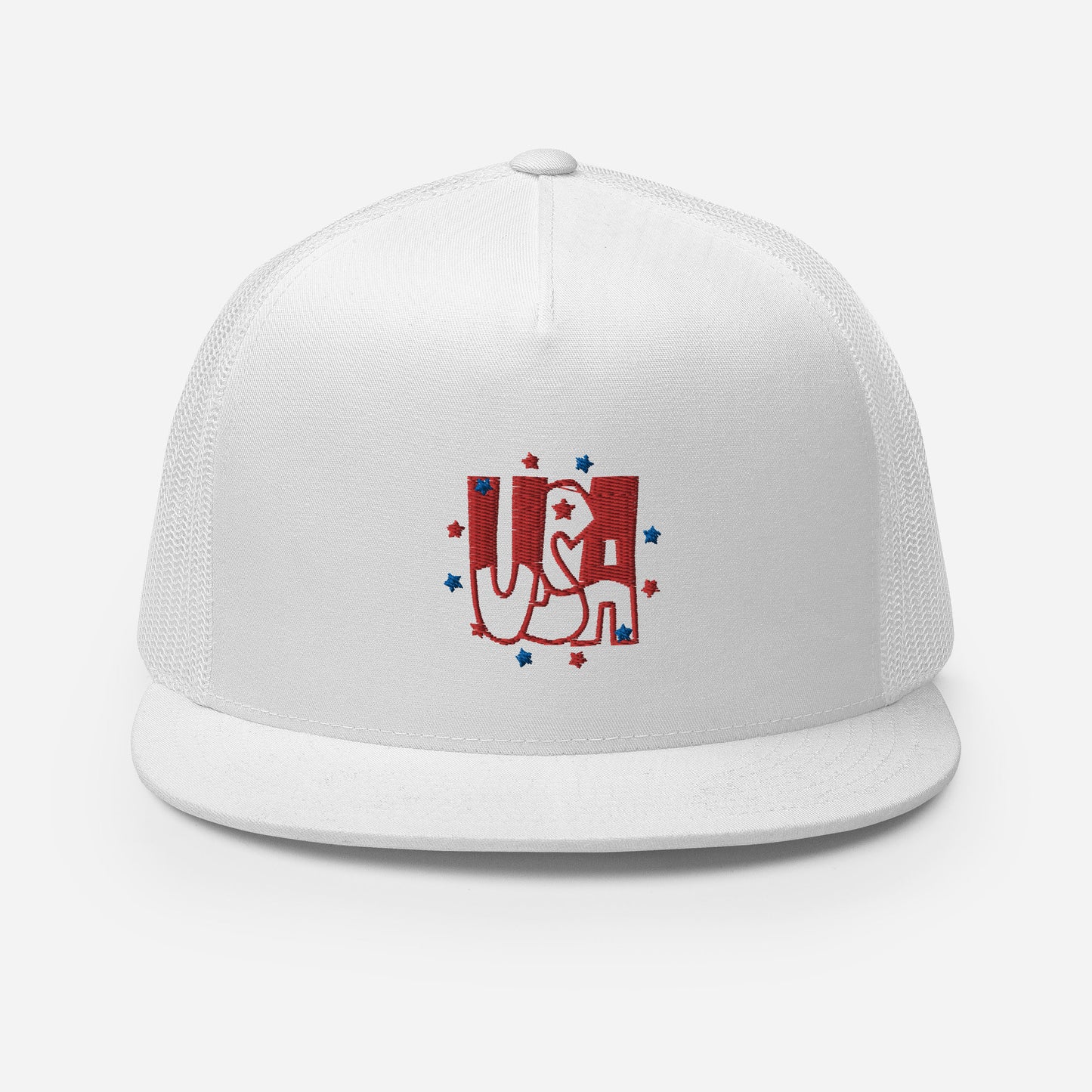 USA Embroidered Trucker Cap