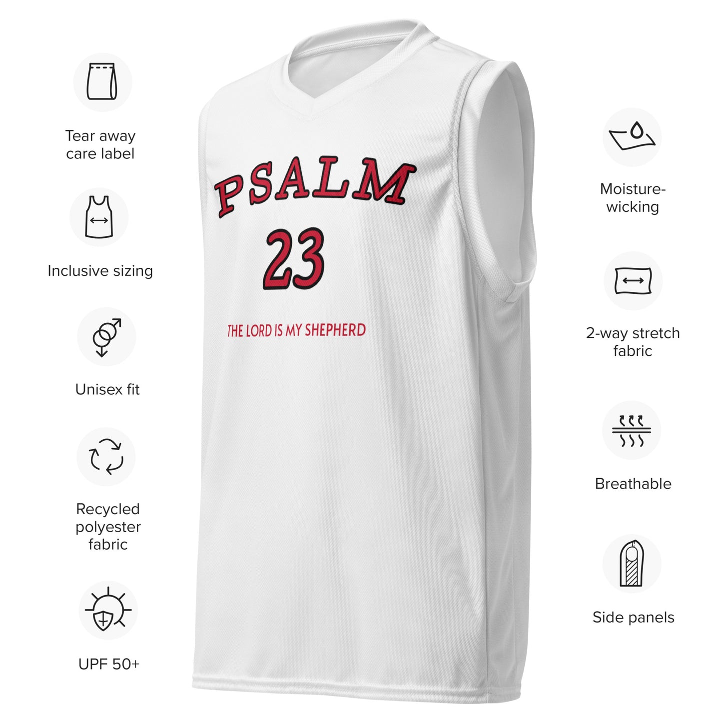 Psalm 23 Basketball Jersey