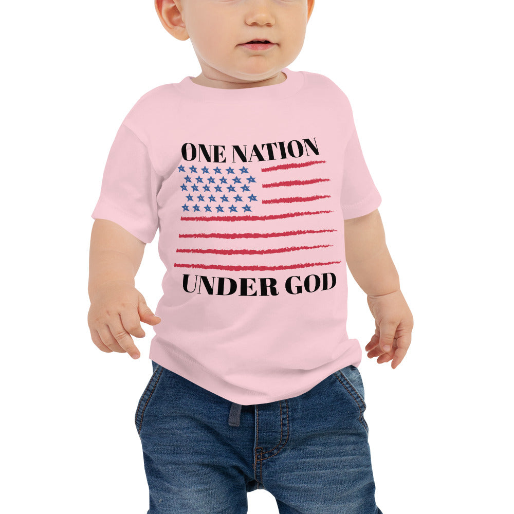 Flag One Nation Baby Short Sleeve T-Shirt