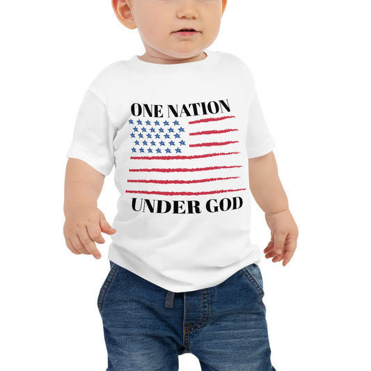 Flag One Nation Baby Short Sleeve T-Shirt