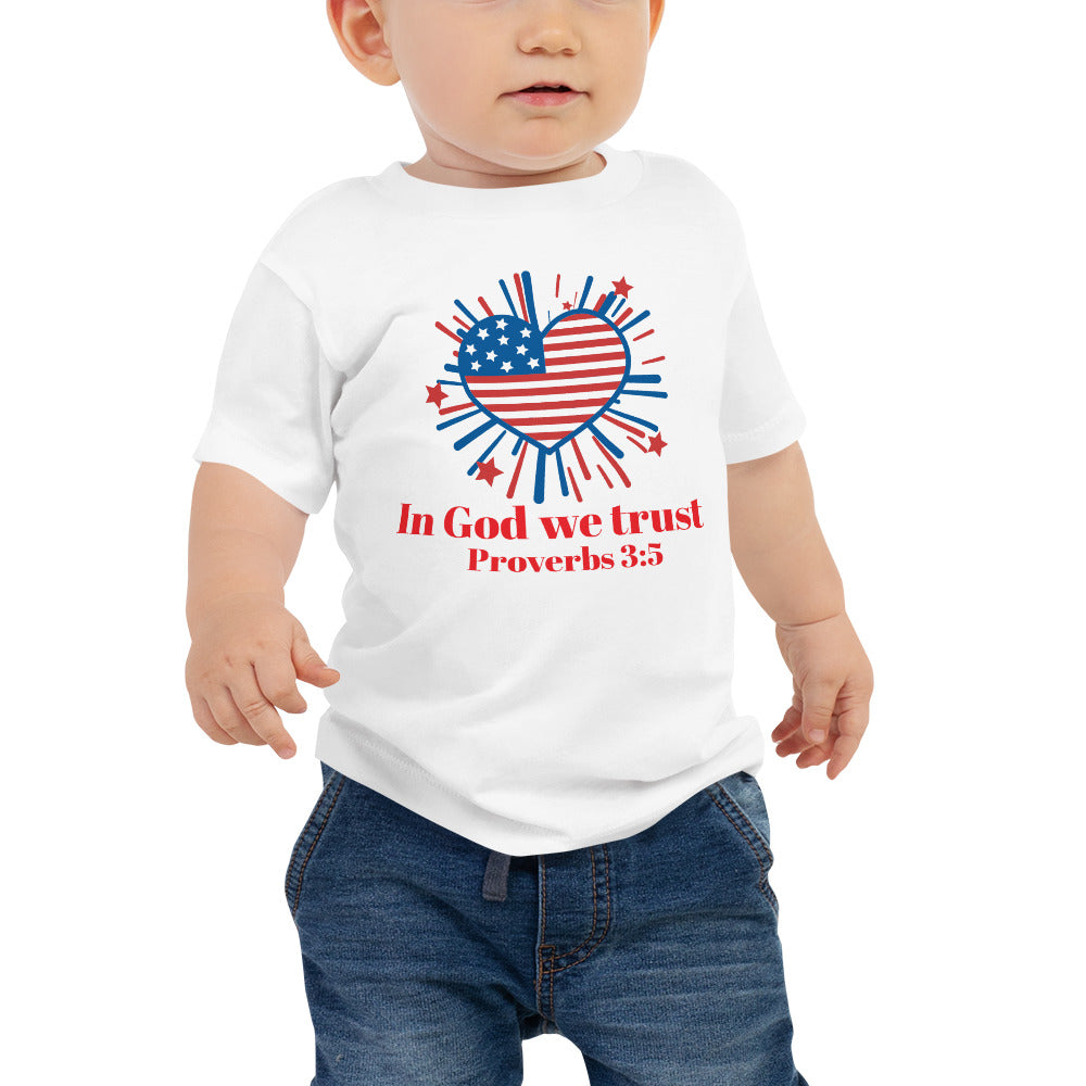 In God We Trust Baby Short Sleeve T-Shirt