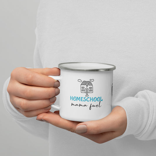 Homeschool Fuel Enamel Mug