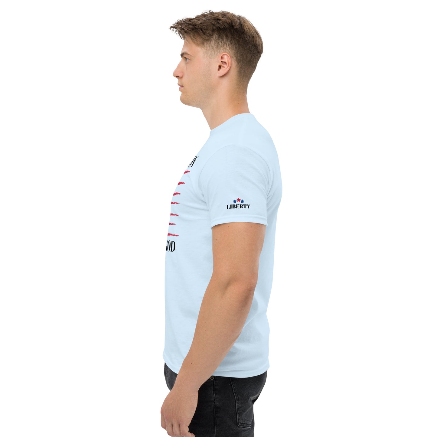 Flag One Nation Men's Short Sleeve T-Shirt