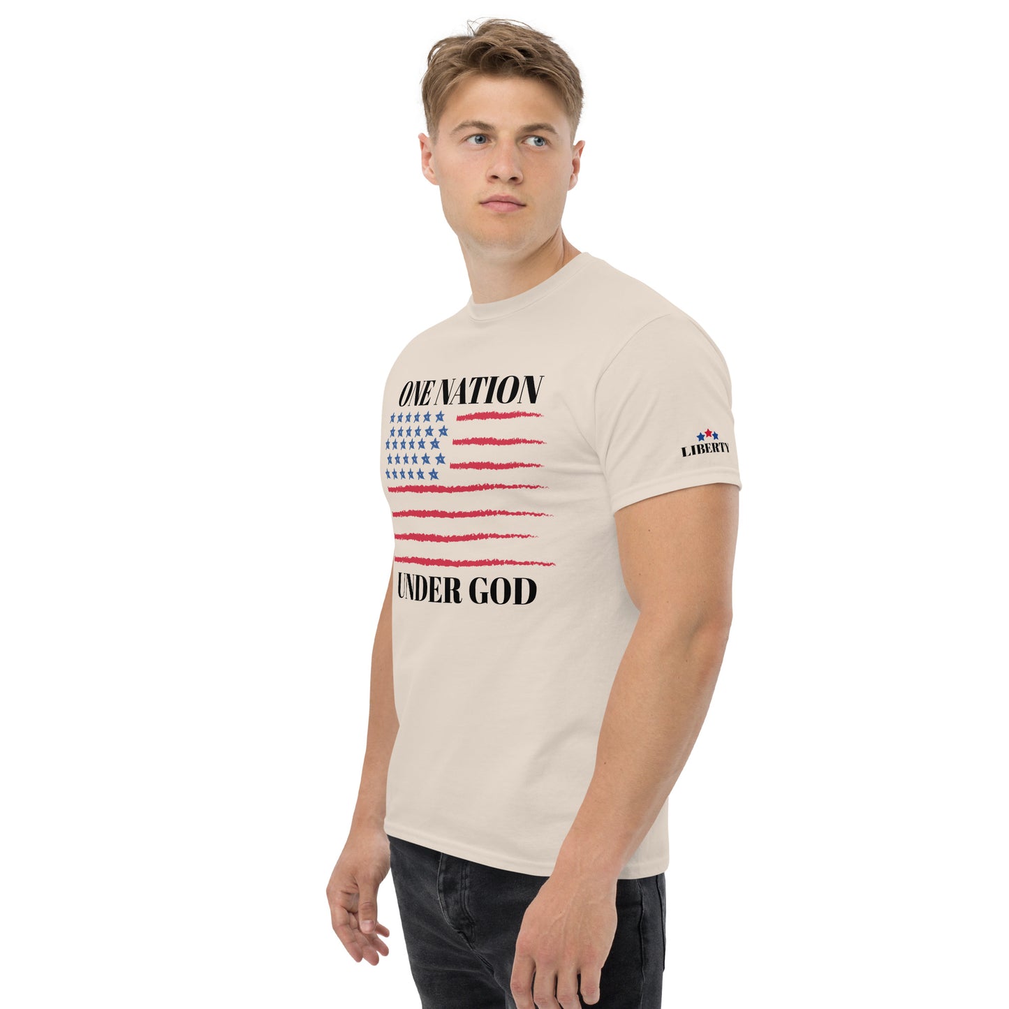 Flag One Nation Men's Short Sleeve T-Shirt