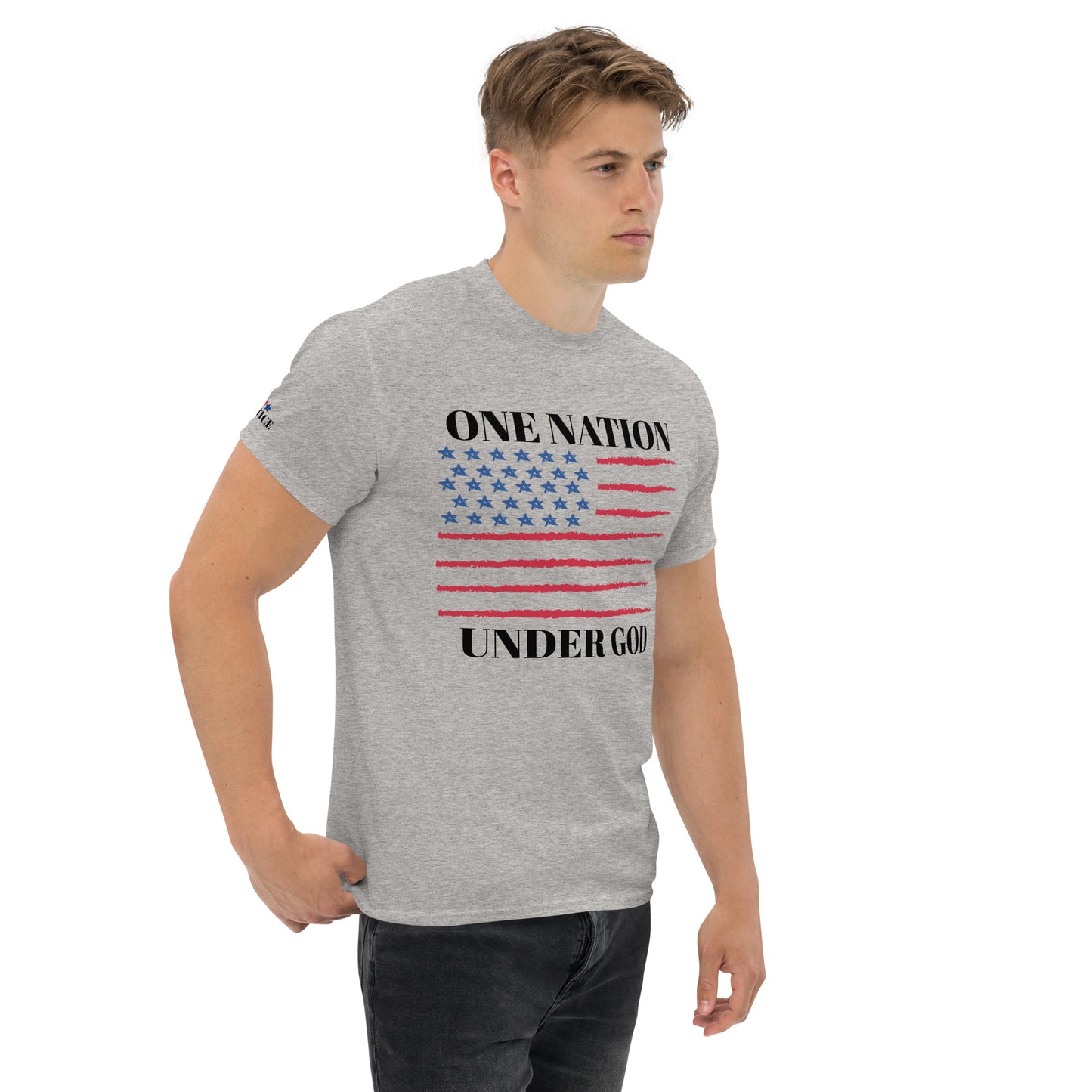 Flag One Nation Men's Short Sleeve T-Shirt