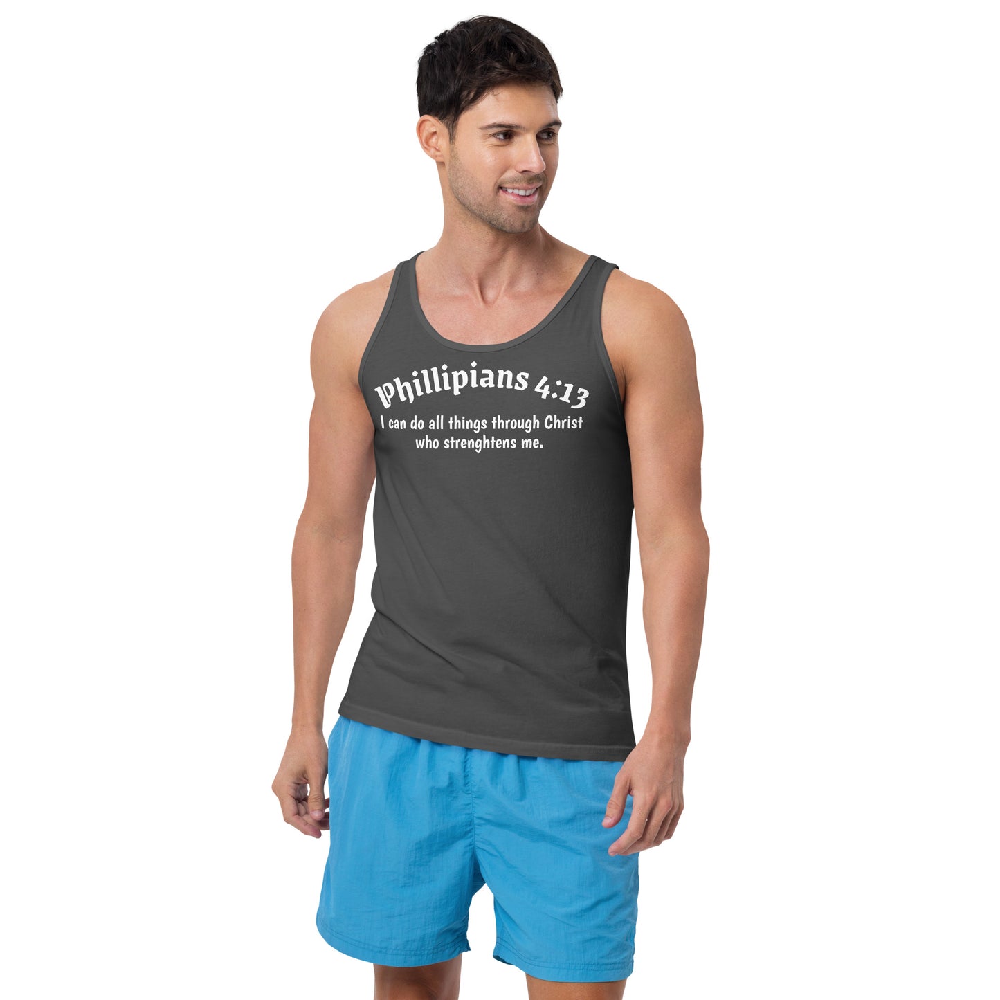 Phillipians 4:13 Men's Muscle Tank