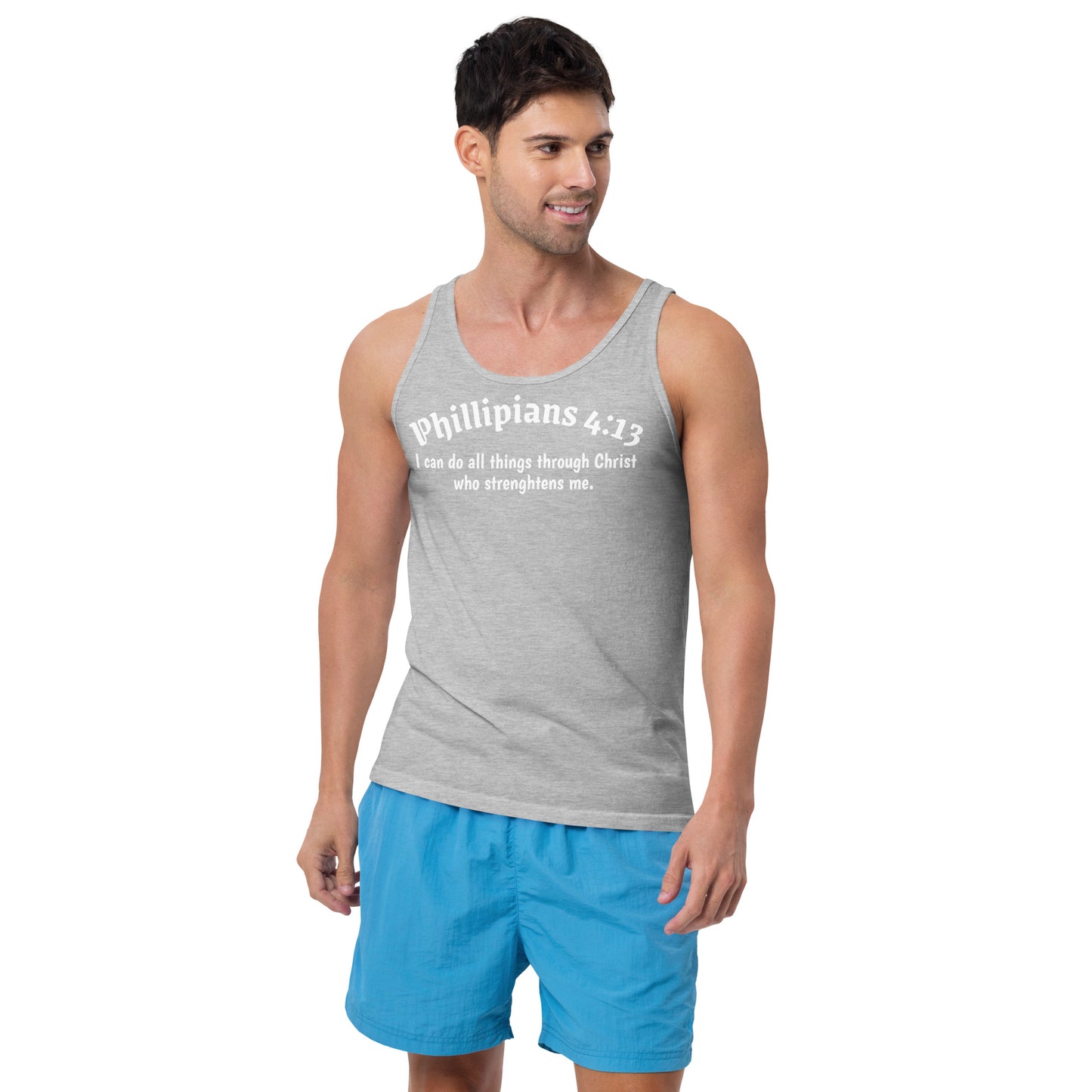 Phillipians 4:13 Men's Muscle Tank