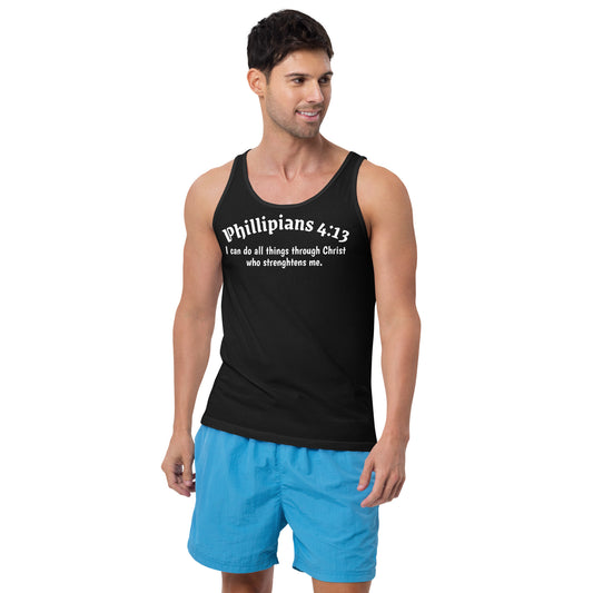 Phillipians 4:13 Men's Muscle Tank