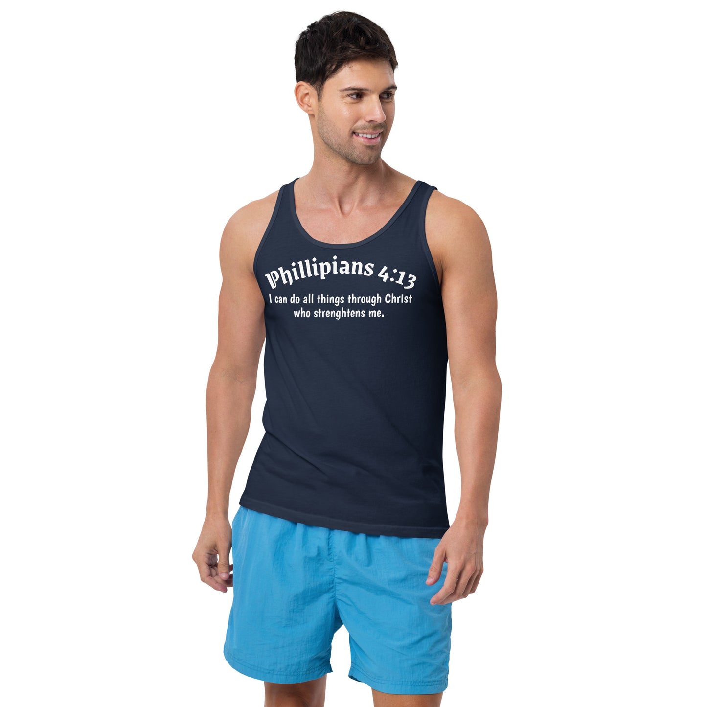 Phillipians 4:13 Men's Muscle Tank