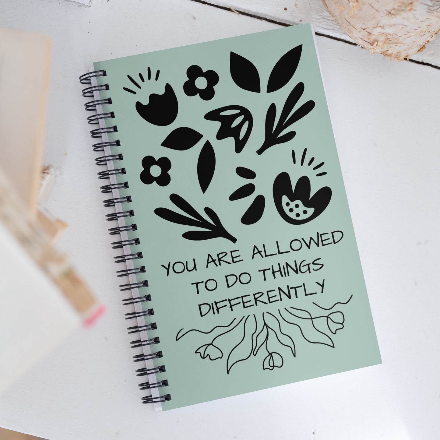 Do Things Differently Spiral Notebook