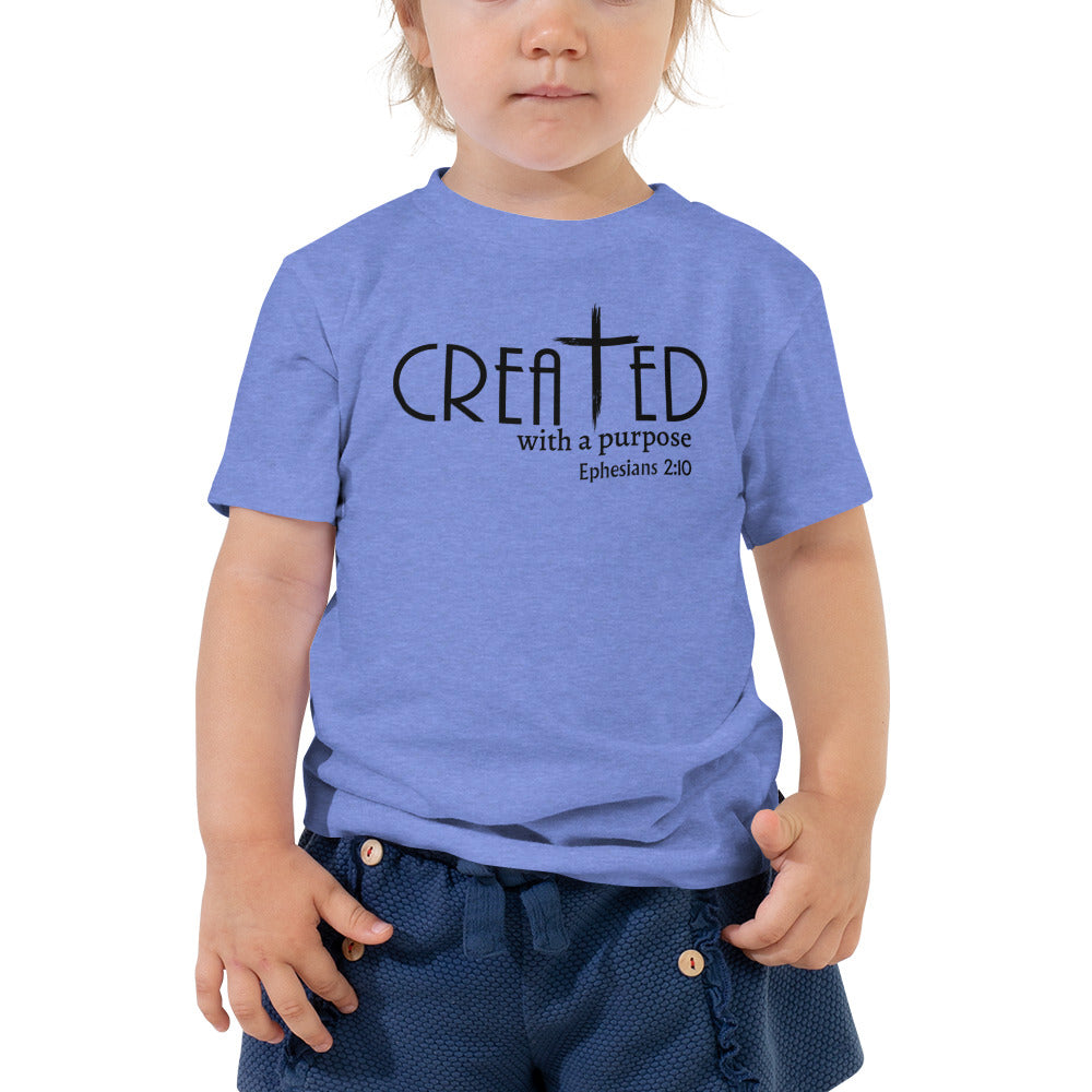 Created Toddler Short Sleeve T-Shirt