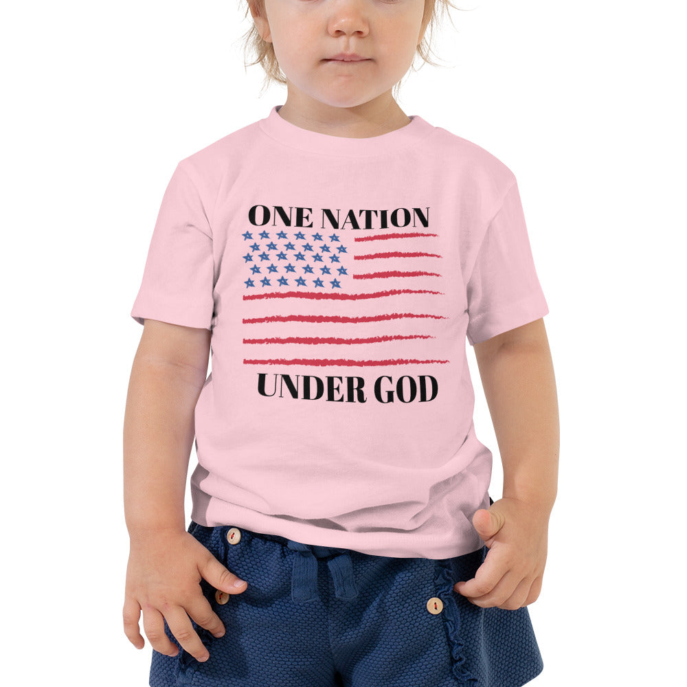 Flag One Nation Toddler Short Sleeve T-Shirt