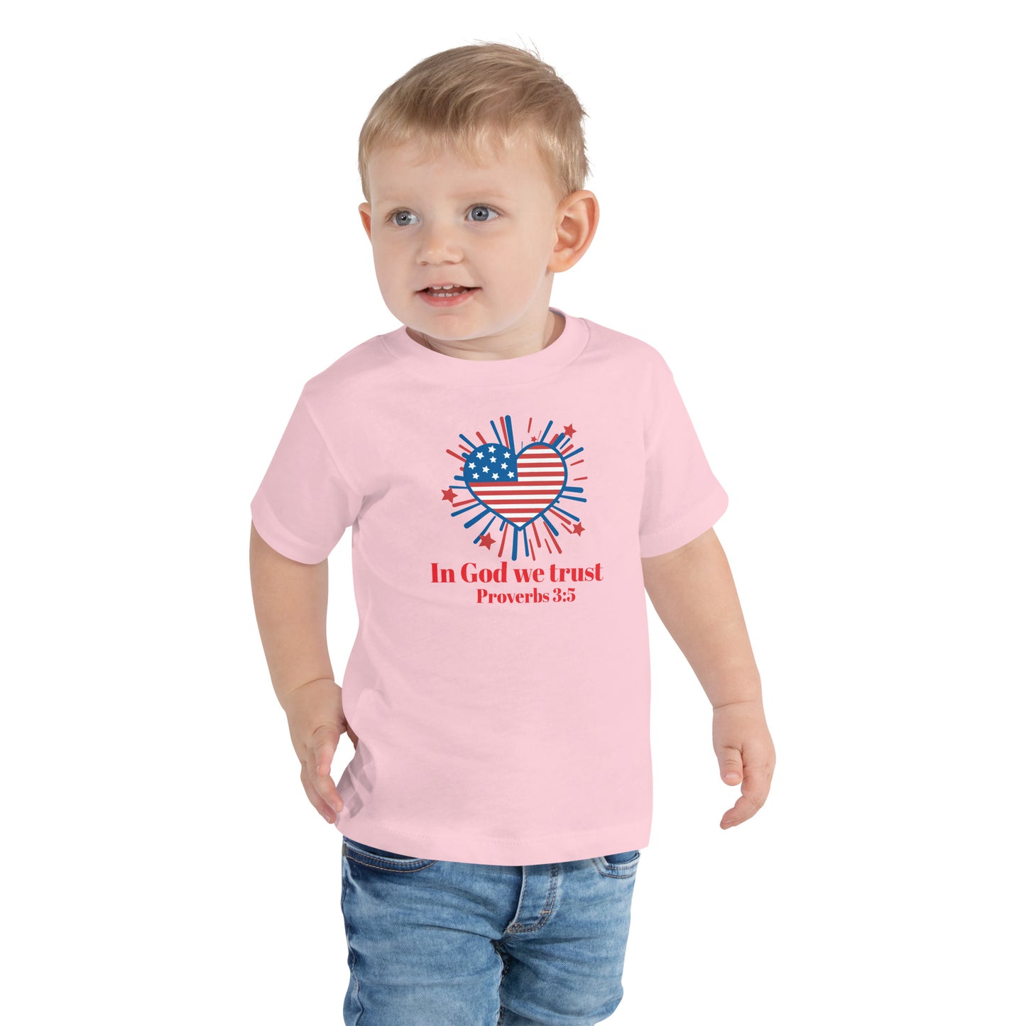 In God We Trust Toddler Short Sleeve T-Shirt