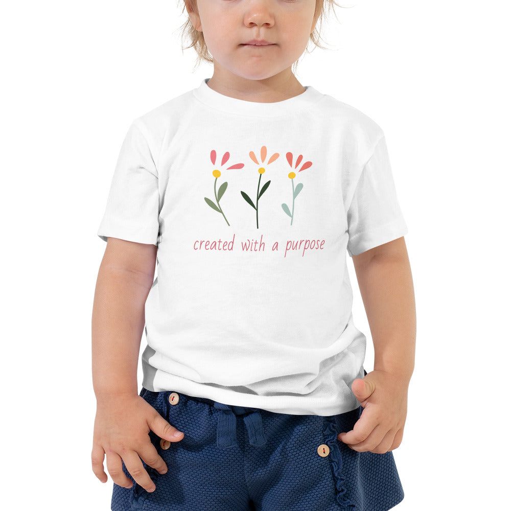 Created with a Purpose Toddler Short Sleeve T-Shirt