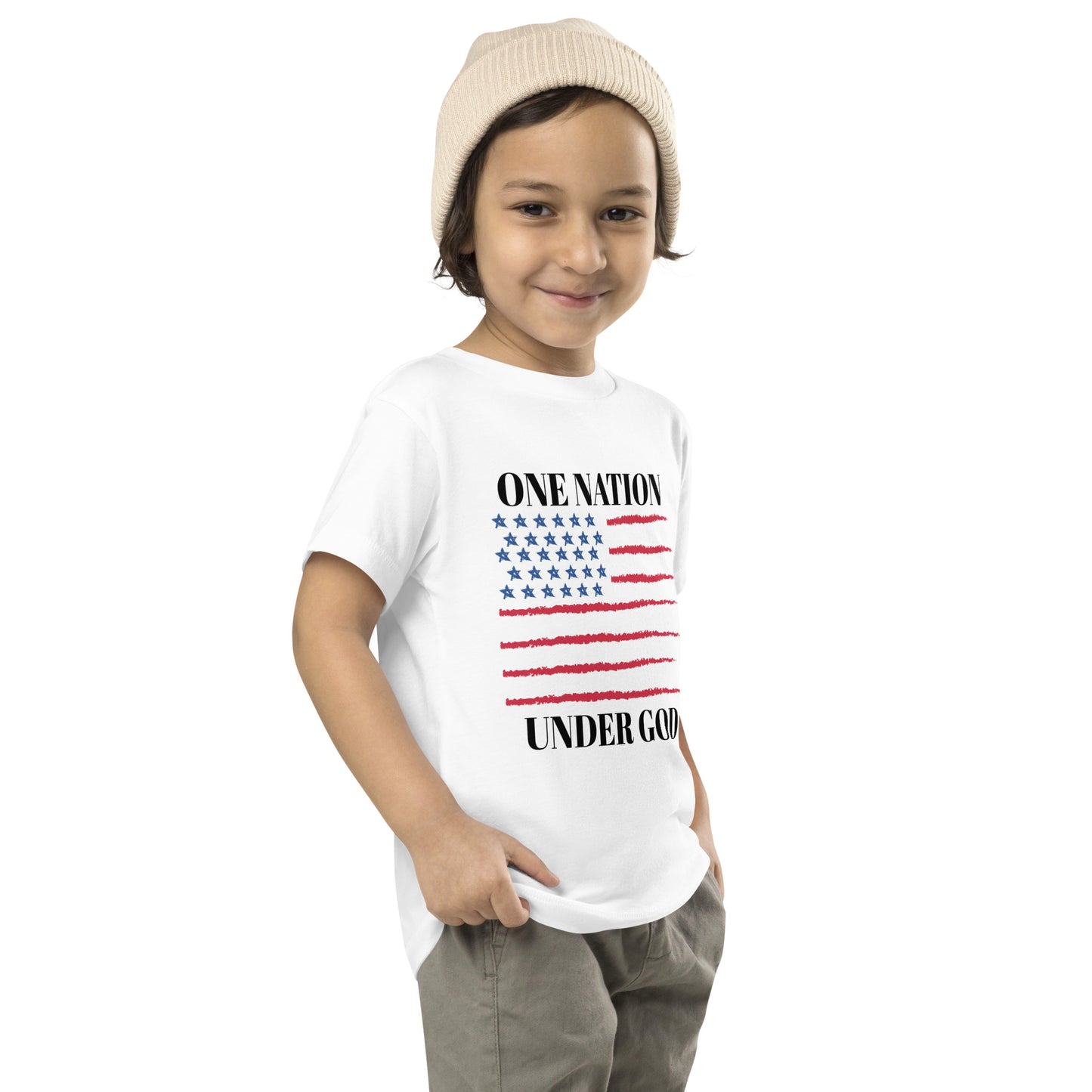 Flag One Nation Toddler Short Sleeve T-Shirt