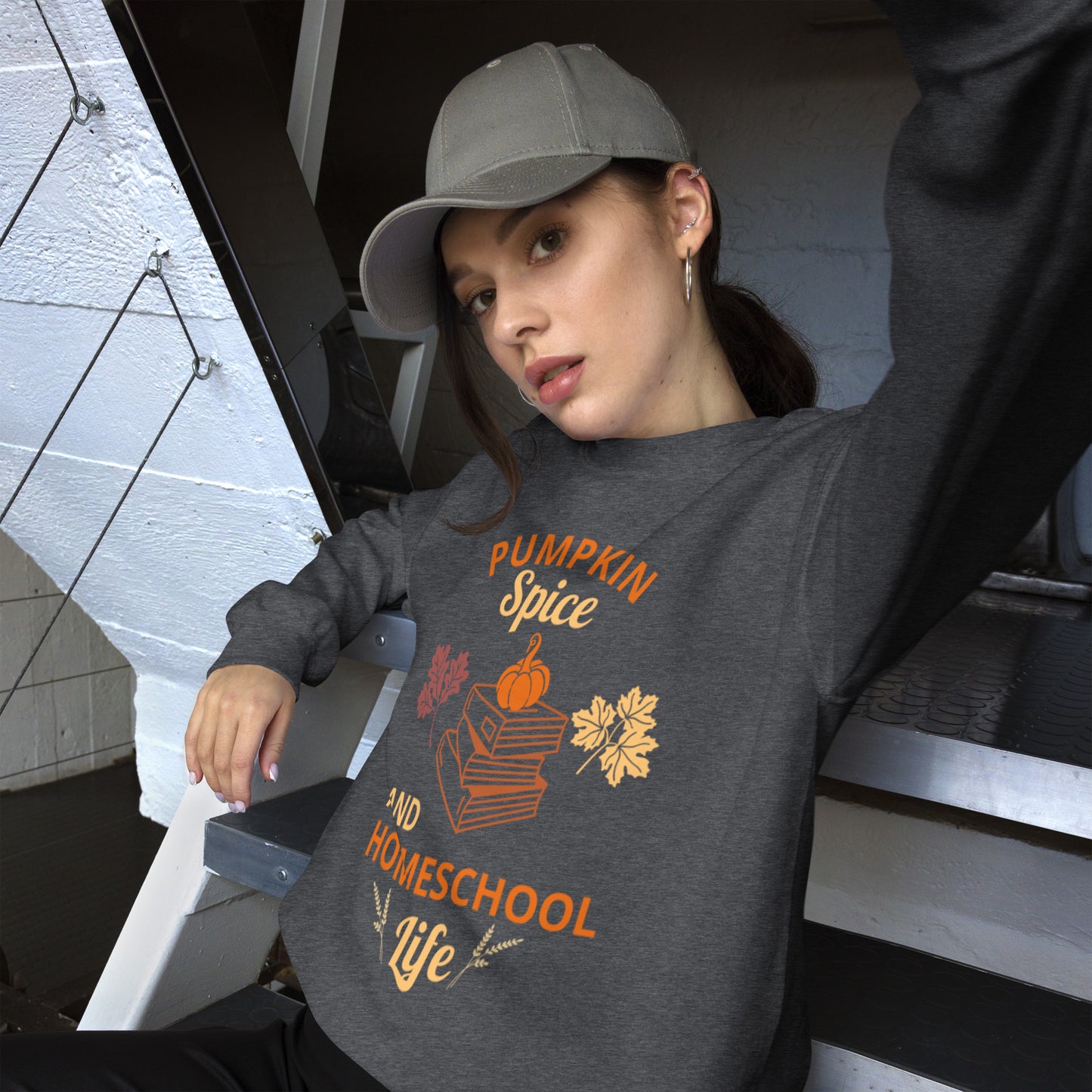 Pumpkin Spice Homeschool Women's Sweatshirt