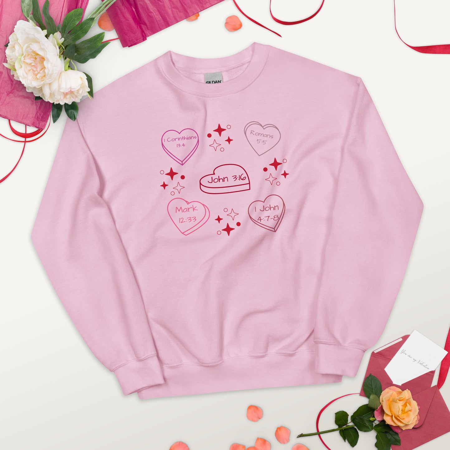 Candy Hearts Women's Sweatshirt